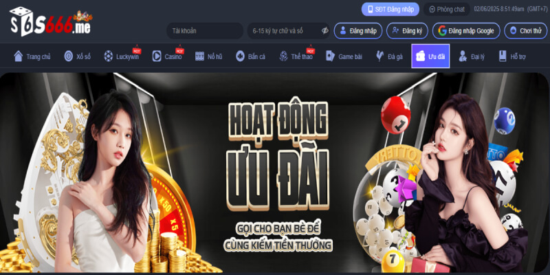 Ưu đãi tăng tiền khi đăng ký tài khoản