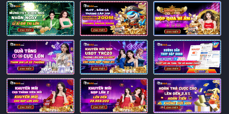 Tặng tiền khi đăng ký tài khoản S6666